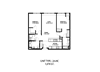 2 Bedroom Floor Plan